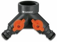 GARDENA 2-Wege-Ventil Zwei-Wege-Ventil 19mm-Hahn, (1-tlg)