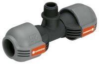 GARDENA Turbinenregner Gardena T-St&uuml;ck 25 mm x 1/2 Z AG f&uuml;r Sprinklersystem