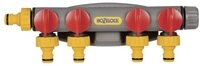 Hozelock Font&auml;nenaufsatz Hozelock 2150R0000 4-Wege-Verteiler 12 - 15 mm (1/2)...