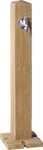 GARANTIA Regentonne WOOD Wasserzapfs&auml;ule lightwood inkl. Chrom-Auslaufhahn