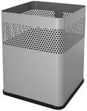 HELIT Papierkorb the dot H25159, 18 Liter, Metalleimer, pulverbeschichtet, mit