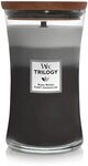 Woodwick Duftkerze Hourglass Trilogy Large Warm Woods (1-tlg)