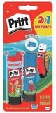 PRITT Klebestift Stick - Orginal + Stick Metallic, (3-tlg), 3er Set Klebestift, 2x 22
