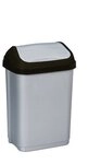 keeeper M&uuml;lleimer Keeeper M&uuml;lleimer Swantje Schwingdeckel 10 Liter silber
