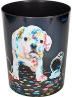 L&auml;ufer Papierkorb Papierkorb Motivposter 13 Liter Bunter Hund