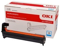 OKI Tonerpatrone OKI 44844471 cyan Trommel, (1-St)