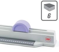 GBC Bindeger&auml;t Click-Bindeger&auml;t ClickMan 145 Blatt grau