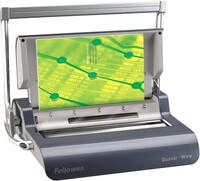 FELLOWES Bindeger&auml;t Drahtbindeger&auml;t Quasar Wire A4 manuell graublau