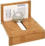 WEDO Visitenkarten WEDO&reg; 61 1407 Visitenkartenhalter - Bambus