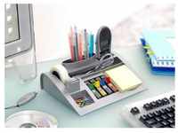 Post-it® Schreibtischunterlage Schreibtisch-Organizer C50 silber...