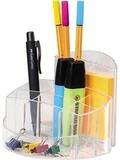 HAN Tischelement RONDO transparent Polystyrol 9 F&auml;cher 14,0 x 14,0 x 10,9 cm