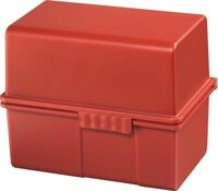HAN-B&uuml;roger&auml;te Karteikasten Karteikartenbox A8 quer inkl. 100 Karten und Register