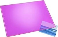 L&auml;ufer Schreibtischunterlage Schreibunterlage Durella Transluzent 40x53 cm pink