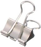 MAUL B&uuml;roklammer mauly 214 Breite 19mm 12 St&uuml;ck nickel