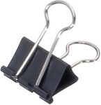 MAUL B&uuml;roklammer mauly 214 Breite 25mm 12 St&uuml;ck schwarz