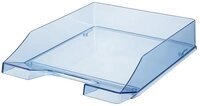 HAN-B&uuml;roger&auml;te Briefablage Briefablage A4 Polystyrol transparent-blau