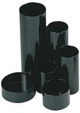 WEDO Aufbewahrungsbox Junior Butler schwarz ABS-Kunststoff 6 F&auml;cher 13,5 x 12,0 x