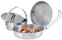 TATONKA&reg; Geschirr-Set Camp Set Regular Camping-Kochset, Edelstahl 18/8