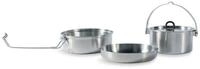 TATONKA&reg; Geschirr-Set Camp Set Large Camping-Kochset, Edelstahl 18/8