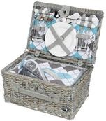 Cilio Picknickkorb Cilio - Picknick-Korb "Stresa" Weide mit Besteck & Geschirr 2