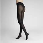 Feinstrumpfhose HUDSON "MICRO 50", Damen, Gr. S, schwarz, Obermaterial: 91% Polyamid,