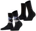 Burlington Socken Everyday Mix (2 Paar) Einheitsgr&ouml;&szlig;e 36-41, unifarben und