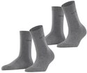 Esprit Socken Uni 2-Pack Socken aus elastischem Material (2-Paar) aus elastischem