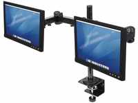 MANHATTAN 420808 Dual LCD TFT Monitor Tischhalterung mit 2 Armen für 2 Displays