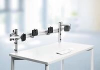 NOVUS Monitor-Halterung Bildschirmtr&auml;ger Control Centersilber/anthrazit