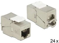 Delock Netzwerk-Port DELOCK Keystone Modul RJ45 Bu > LSA Cat.6a STP (VPE 24)