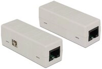 Delock RJ45 Netzwerk Adapter [1x RJ45-Buchse - 1x RJ45-Buchse] Grau 62619