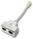 EFB EFB Elektronik K5125.015 Kabeladapter RJ-45 2 x RJ-45 Wei&szlig; LAN-Kabel