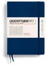 Leuchtturm1917 Notizbuch Medium A5 Hardcover Marine Liniert blau