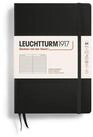 Leuchtturm1917 Notizbuch Medium A5 Hardcover Schwarz Liniert