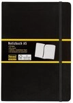 Idena Notizbuch Idena Notizbuch 80g/m&sup2; kariert schwarz DIN A5 192 Seiten