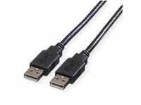 ROLINE USB 2.0 Kabel, Typ A-A USB-Kabel, USB 2.0 Typ A Männlich (Stecker), USB...