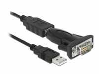Delock 61425 - Adapter USB 2.0 Typ-A > 1 x Seriell DB9 RS-232 Computer-Kabel,...