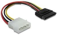 Delock DeLOCK Cable Power SATA HDD > 4pin male &ndash; straight 0,12 m Netzkabel
