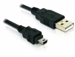 Delock Delock USB-Kabel USB 2.0 USB-A Stecker, USB-Mini-B Stecker 1.50 m Sch
