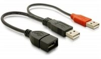 Delock Delock USB-Kabel USB 2.0 USB-A Stecker, USB-A Stecker, USB-A Buchse 0