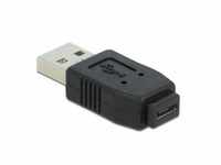 Delock 65029 - Adapter - USB micro-A+B-Buchse zu USB 2.0-A-Stecker...