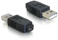 Delock DeLOCK Adapter USB micro-A+B Buchse zu USB2.0-A Stecker USB-Adapter