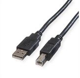 ROLINE USB 2.0 Kabel USB-Kabel, USB 2.0 Typ A M&auml;nnlich (Stecker), USB 2.0 Typ B
