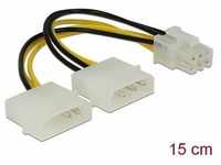 Delock Stromkabel für PCI Express Karten 15 cm Computer-Kabel