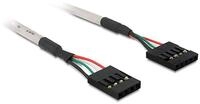 Delock DELOCK USB Kabel Pinheader 4Pin -> 5Pin Bu/Bu 0,50m USB-Kabel