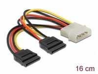 Delock 60102 - Kabel Power SATA HDD 2x > 4 pin Stecker Computer-Kabel, S-ATA