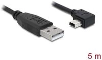 Delock Delock USB-Kabel USB 2.0 USB-A Stecker, USB-Mini-B Stecker 5.00 m Sch