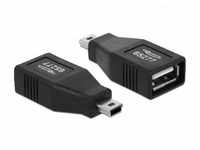 Delock 65277 - Adapter USB 2.0-A Buchse zu mini USB Stecker Computer-Kabel,...