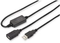 Digitus USB 2 Repeater Kabel / Extender, USB-A-Stecker auf DA-73101 USB-Kabel,...