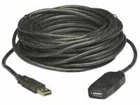 MANHATTAN Hi-Speed USB Repeater Kabel 20 m USB-Kabel, (20.00 cm)
